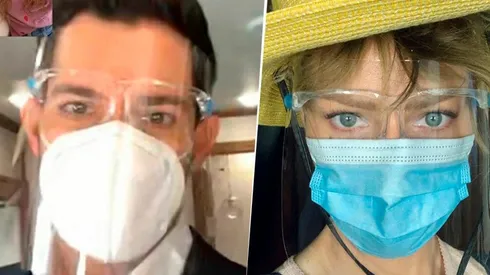 Lucifer volvió al rodaje: primeras imágenes de Tom Ellis con cubreboca