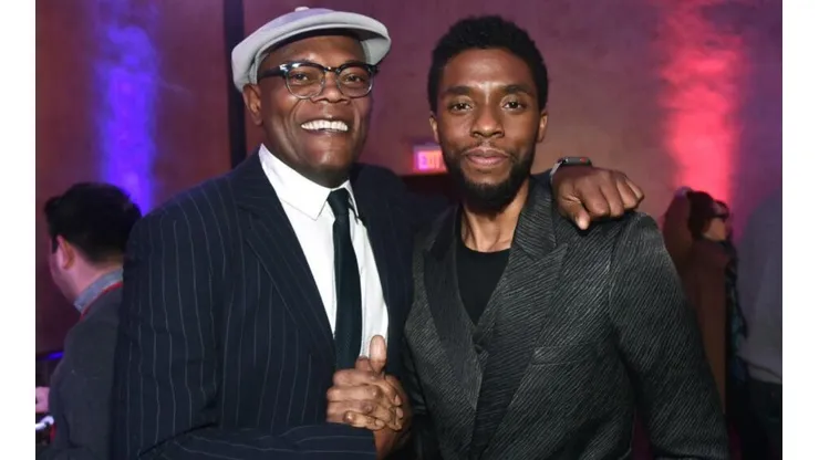 Chadwick Boseman y Samuel L Jackson