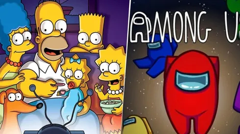 Los Simpsons y la extraña relación que tiene con el videojuego 'Among Us'.