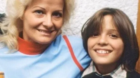 Marcela Basteri junto a Luis Miguel