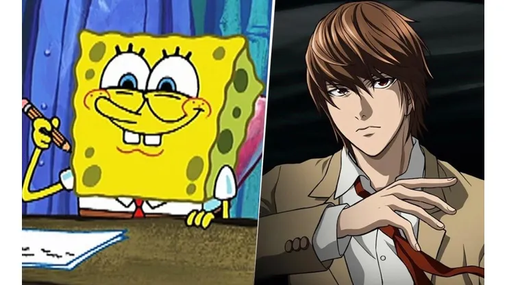 La curiosa relación que hay entre Bob Esponja y Death Note: fans quedaron asombrados