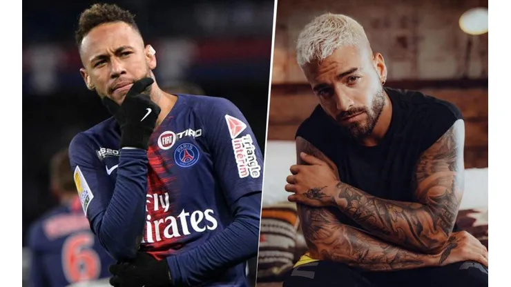 La broma de Neymar a Maluma que es tendencia mundial: a qué se debe