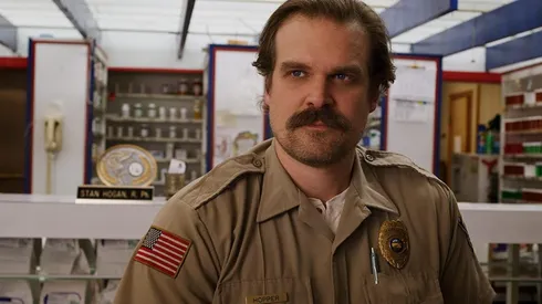 David Harbour en Stranger Things