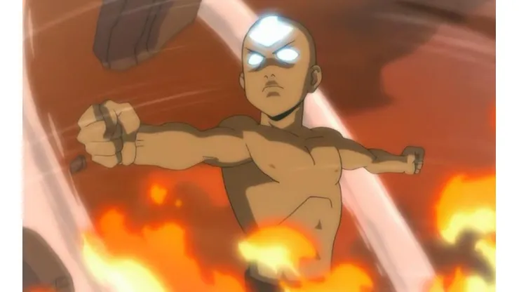 Escena de la tercera temporada de Avatar: La Leyenda de Aang