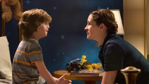 Jacon Tremblay y Julia Roberts en Wonder