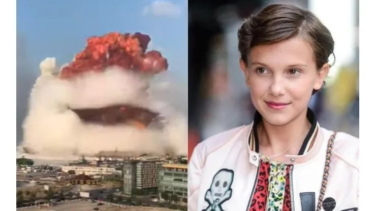 Millie Bobby Brown se solidarizó por lo ocurrido en Beirut.