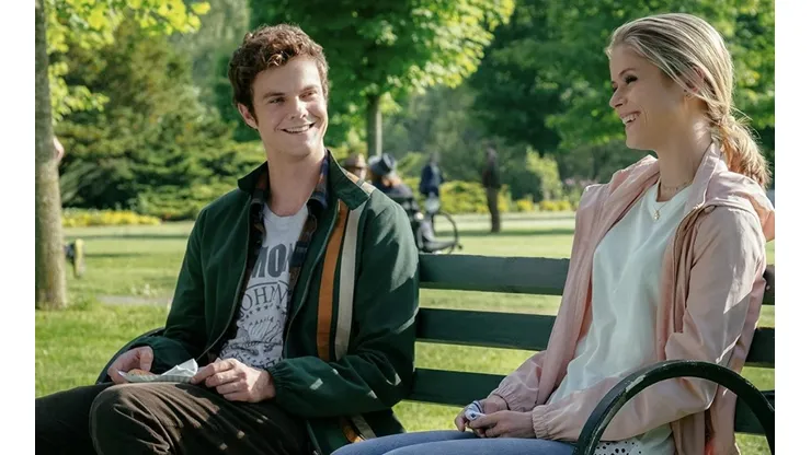 Jack Quaid y Erin Moriarty en The Boys