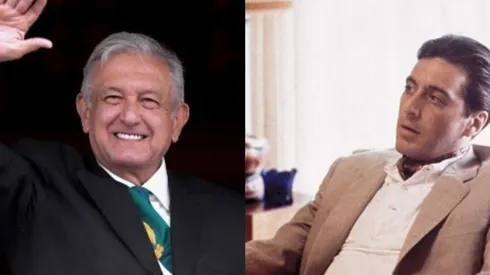 Andrés López Obrador /Al Pacino como Michael Corleone