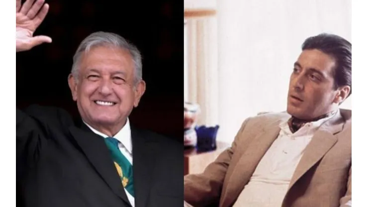 Andrés López Obrador /Al Pacino como Michael Corleone