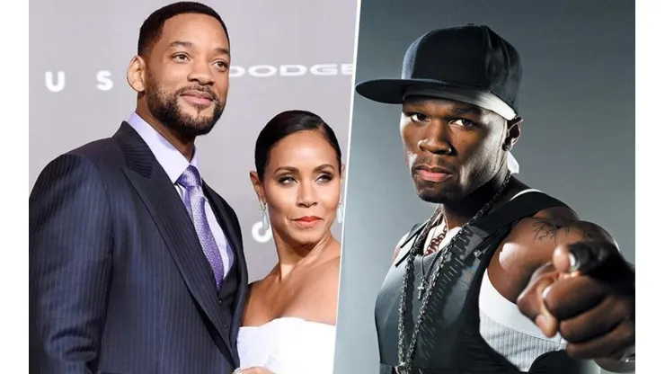 Enfureció Will Smith: el cantante de '50 Cent' se burló por la infidelidad de su esposa y el actor lo insultó