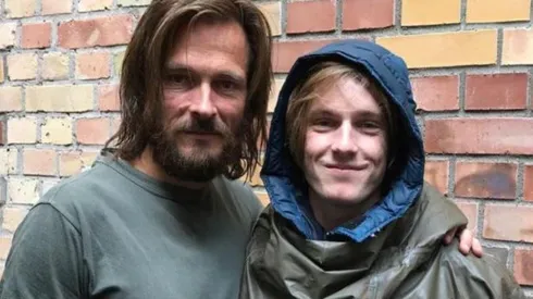 Los dos Jonas en detrás de escenas de Dark