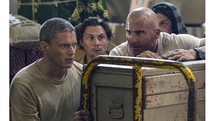 Dominic Purcell y Wentworth Miller en Prison Break