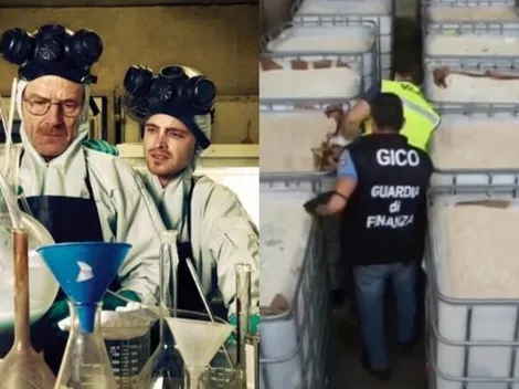 Como en Breaking Bad, incautan anfetaminas en Italia