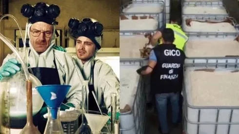 Como en Breaking Bad, incautan anfetaminas en Italia