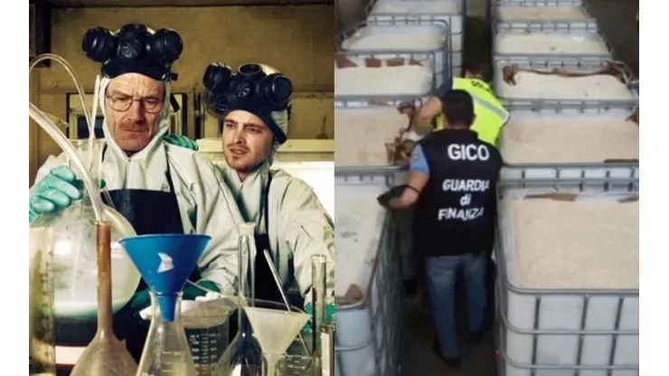 Como en Breaking Bad, incautan anfetaminas en Italia