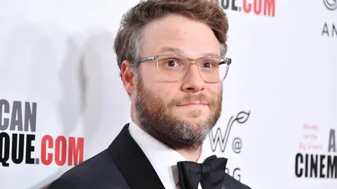 Seth Rogen en un evento de cine