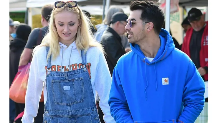 Sophie Turner y Joe Jonas en Los Ángeles