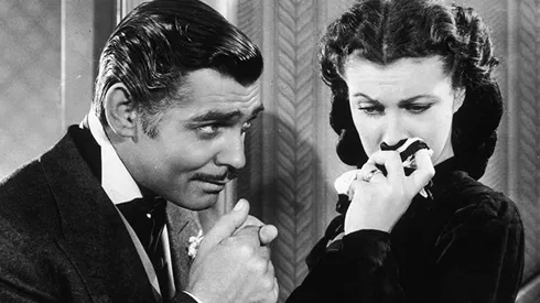 Clark Gable y Vivien Leigh en Gone with the Wind