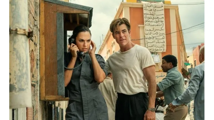 Gal Gadot y Chris Pine en Wonder Woman 1984