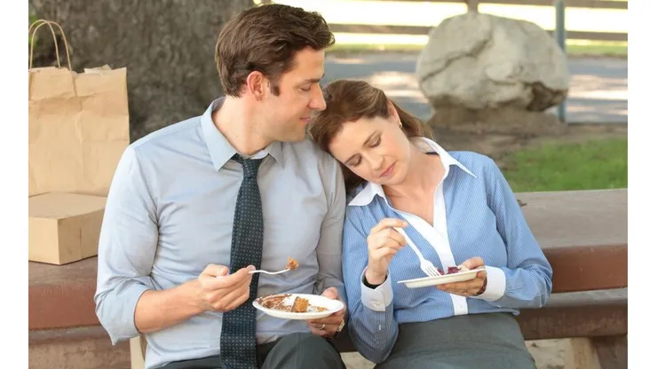 John Krasinski y Jenna Fischer