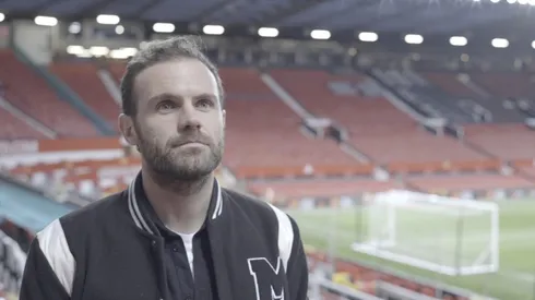 Juan Mata en el Old Traffors