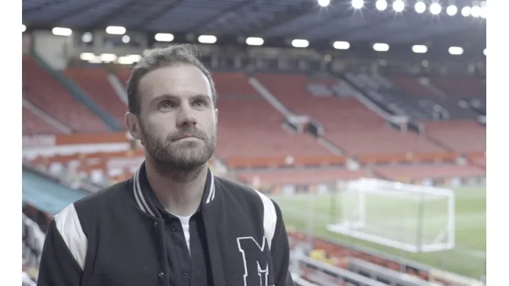 Juan Mata en el Old Traffors