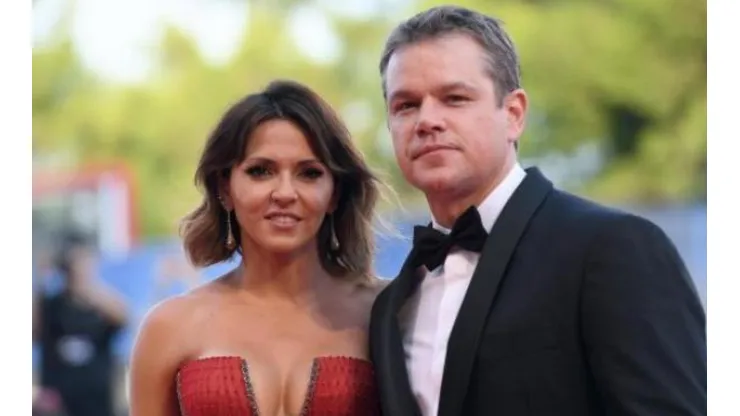 Matt Damon y Luciana Barroso