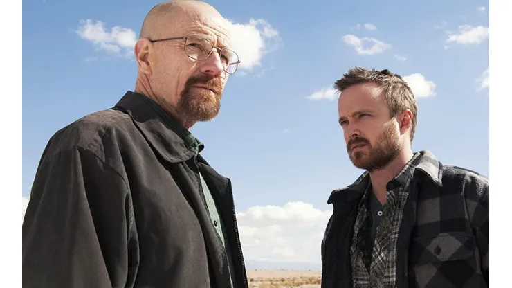 Bryan Cranston y Aaron Paul en Breaking Bad