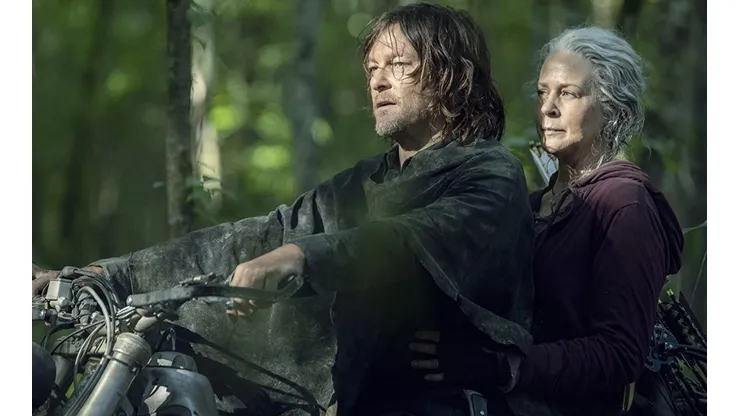 Norman Reedus y Melissa McBride en TWD