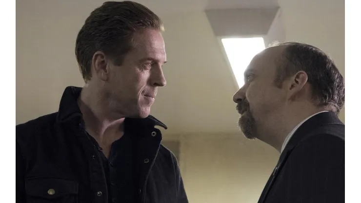 Damian Lewis y Paul Giamatti en Billions