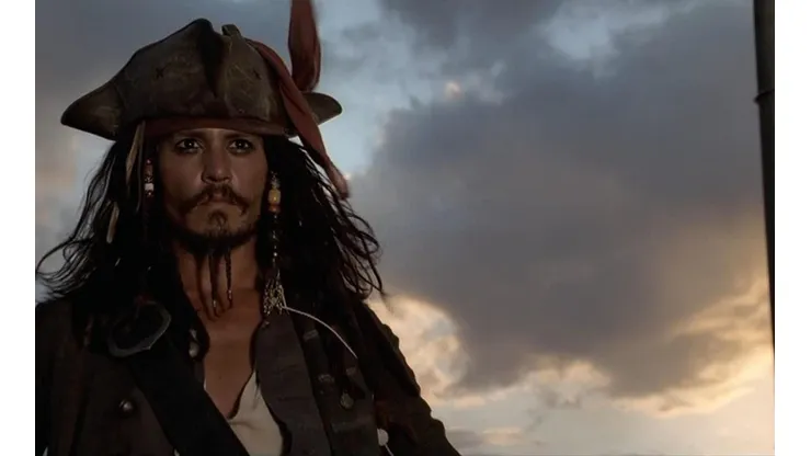 Johnny Depp en Piratas del Caribe