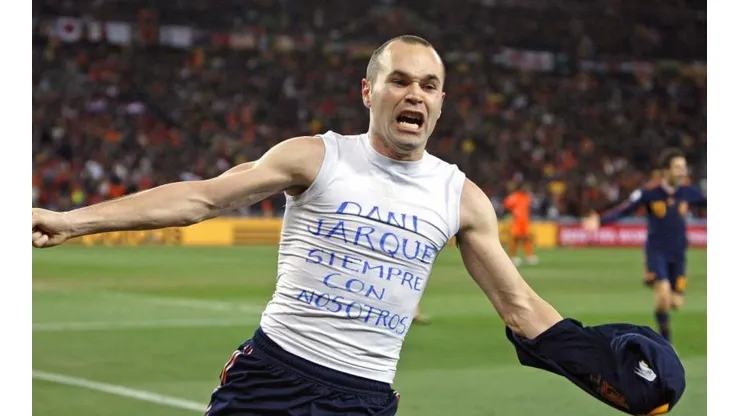 Andrés Iniesta en la Copa del Mundo 2010