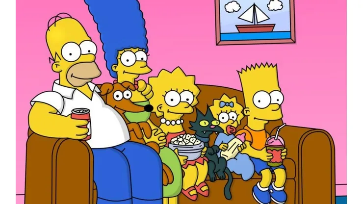 Escena de Los Simpsons