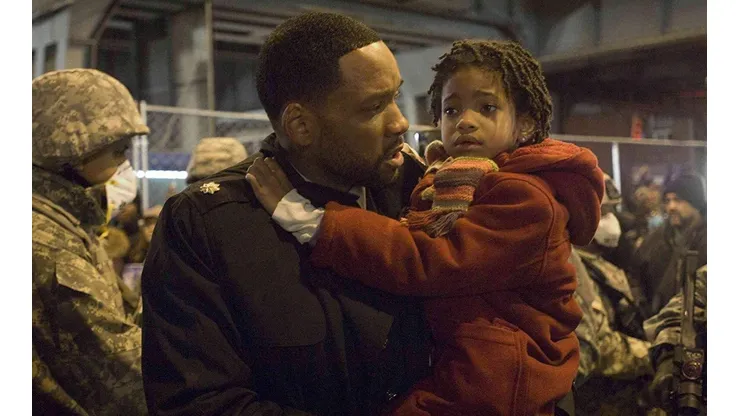 Will y Willow Smith en Soy Leyenda