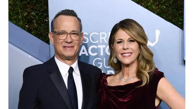 Tom Hanks y Rita Wilson en los SAG Awards