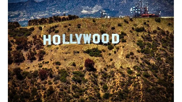 Fotografía del clásico logo de Hollywood