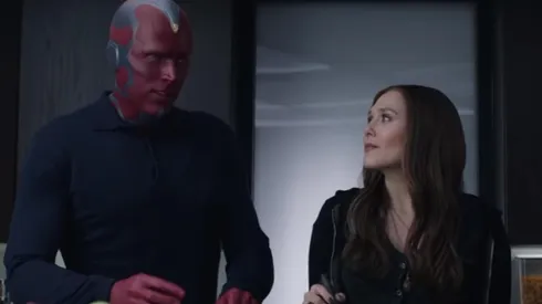 Elizabeth Olsen y Paul Bettany