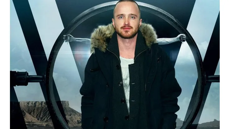 Aaron Paul en un evento de Westworld