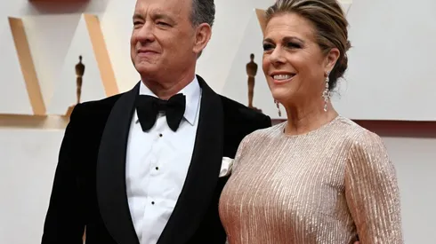 Tom Hanks y Rita Wilson en los Oscars