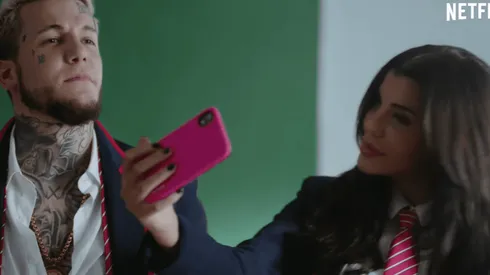 Alex y Charlote Caniggia en Las Encinas