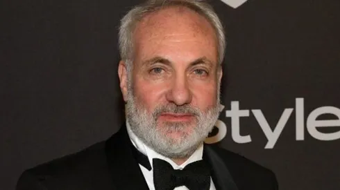Kim Bodnia en un evento de Killing Eve
