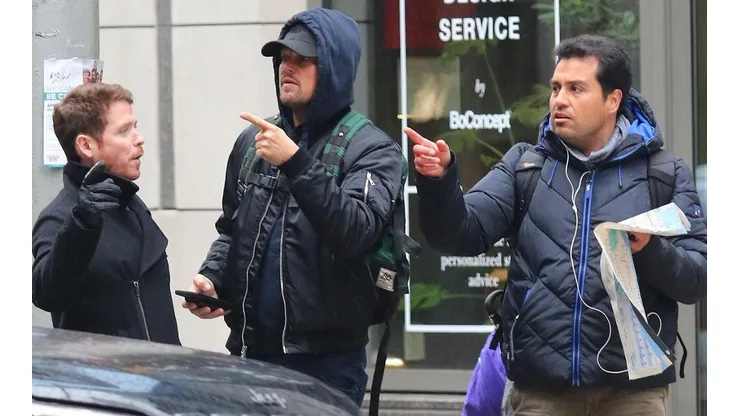 Leonardo Di Caprio en las calles de Manhattan