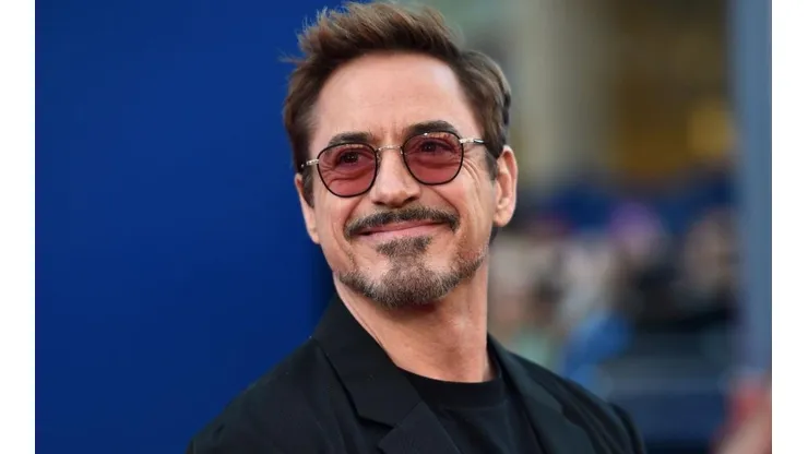 Robert Downey Jr en un evento de Avengers