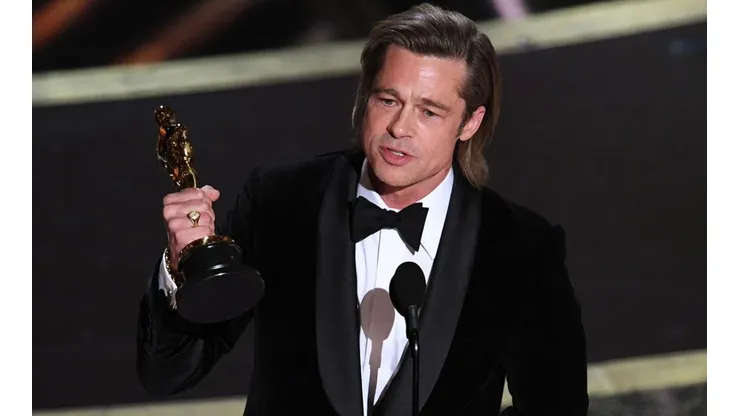 Brad Pitt en su discurso de los Oscars