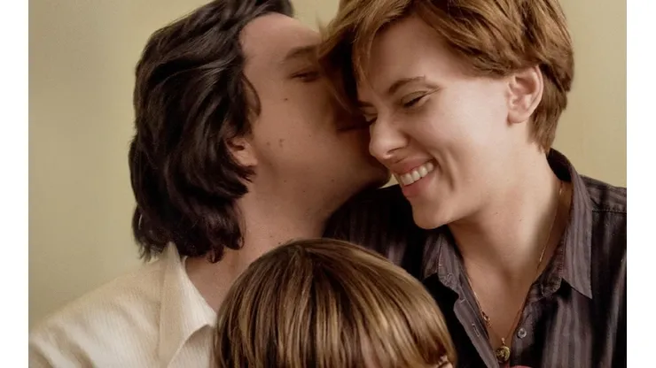 Adam Driver y Scarlett Johansson en Marriage Story