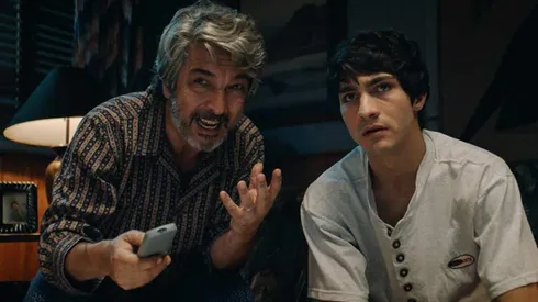 Ricardo y el Chino Darin en "La odisea de los giles"