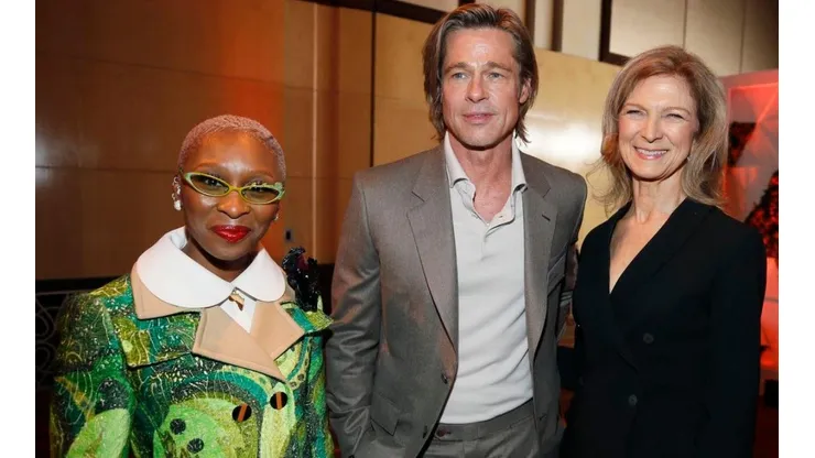 Brad Pitt y compañia en el almuerzo de los Oscars 2020