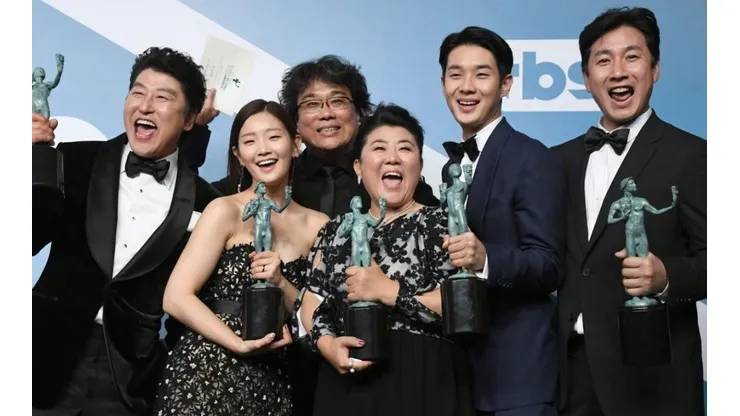 El elenco de Parasite en los SAG Awards 2020