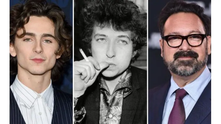 Timothee Chalamet, Bob Dylan y James Mangold