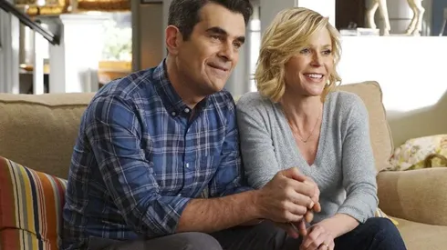 Ty Burrel y Julie Bowen en Modern Family